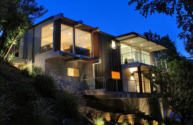 طراحی در زمینهای شیبدار